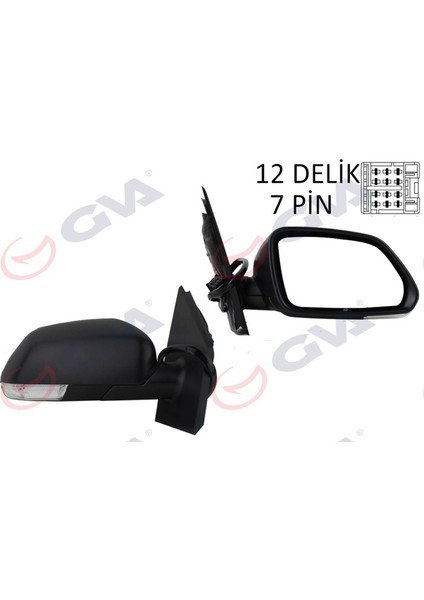 Diş Dikiz Aynasi Sağ Polo 05 Elektrikli Isitmali Konveks 5 Fiş VM-377EHR Dpmah
