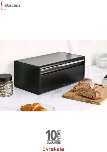 Elite Ekmek Kutusu Özel Siyah Ekmek Sepeti -Evrekala- Yeni Seri Bread Bin 1 Adet fiyatları