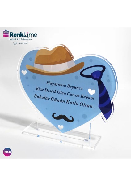 Hediyelik - Babalar Günü - Dekor -Masaüstü Pleksiglass - Uv Baskı - Father Days fiyatları