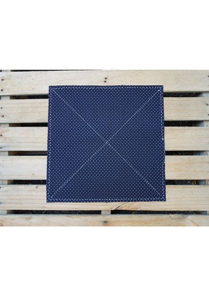 Elite Minik Pembe Çiçekli Siyah Denim Kumaş ve Iç Astarı Pembe Ekose Kumaş Ekmek Bohçası Ekmeklik BEG_3219 1 Adet