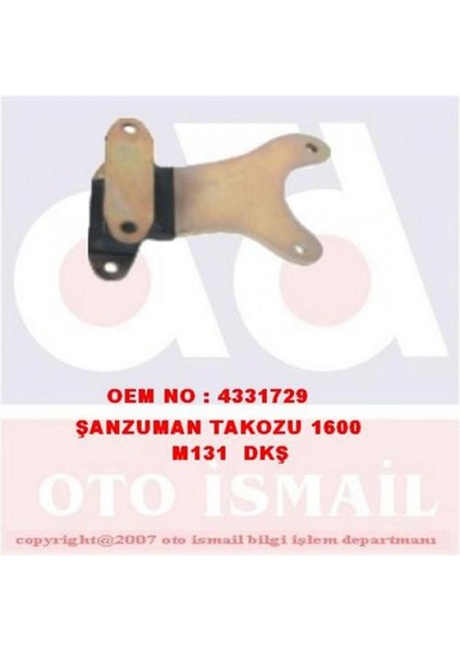 Şanzuman Takozu 1600 M131 Dkş Dpmah
