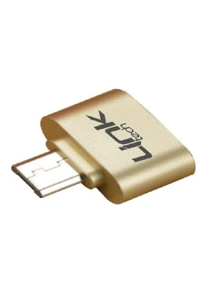 Linktech O185 Usb-A - Micro USB Otg Dönüştürücü (Altın)