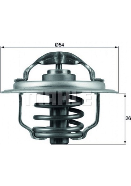 Termostat (87C) Golf V-Vi-Plus-Jetta Iii-Passat-Tiguan-A3-A6-Leon 2.0tdi(Bma Bkp Bkp-Bkd-Cbab-Cbda) Dpmah