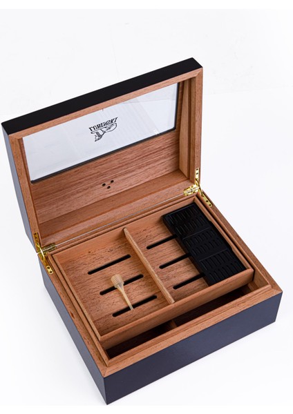 Kahverengi Sedir Humidor Puro Kutusu