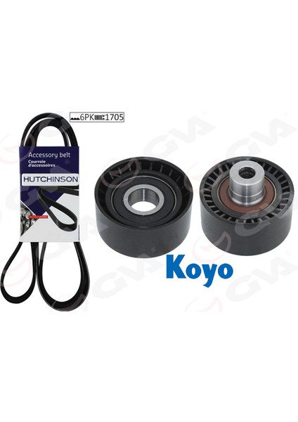 Alternatör Gergi Kiti Kütüksüz P206-XSARA 1.4HDİ-P407-BERLINGO-C5- 1.6 Hdi Klimali K026PK1708 Dpmah