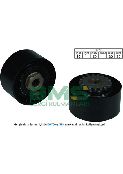 Alternatör Gergi Rulmani Clio Iii-Twng Ii 1.2 16V 4df Benzinli 06 Dpmah