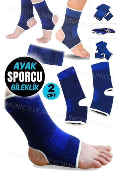Çift Unisex Ayak Bileği Destek Bandı, Spor ve Günlük Kullanım, Standart Beden fırsatları