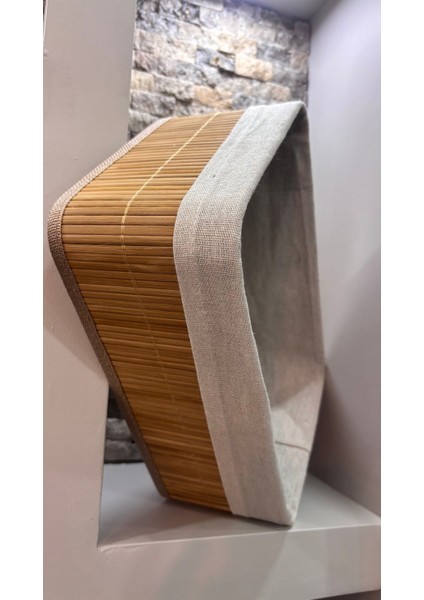 Elite Arin Homteks Den Çok Amaçlı Bambu Sepet Uzunluk-30 cm Genişlik-20 cm Derinlik-1o 1 Adet