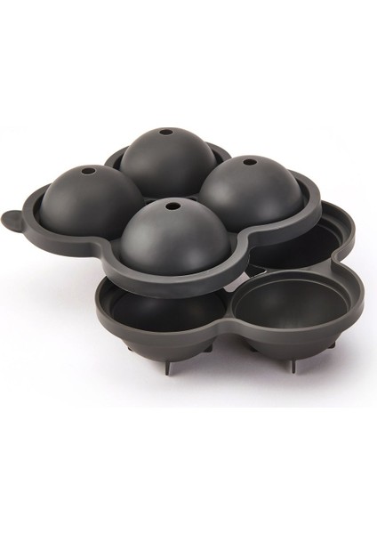 Elite Yuvarlak Buz Kalıbı - Gri - 16X15X7 cm 1 Adet