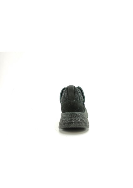 Deri Ortopedik Kadın Sneaker Ayakkabı Taşlı ET3242