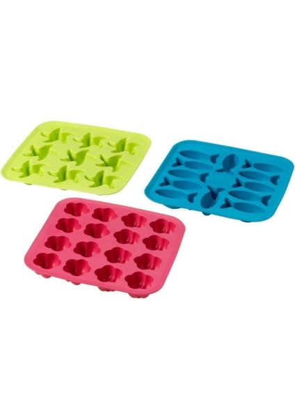 Elite Yeşil Renk Plastık Buz Kalıbı 1 Adet 1 Adet