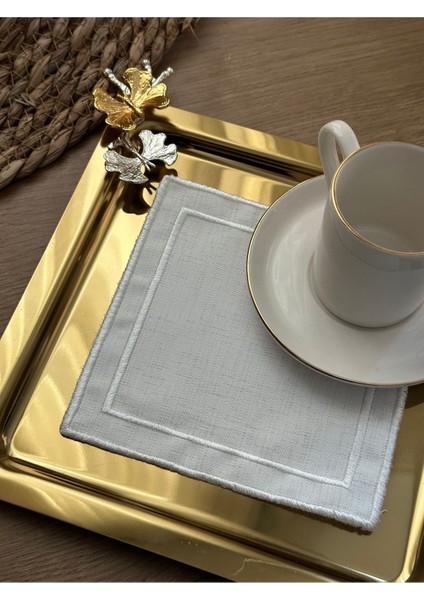 Elite Damat Tepsisi Peçeteliği Veya Kahve Peçeteliği 6 Adet 1 Adet fırsatları