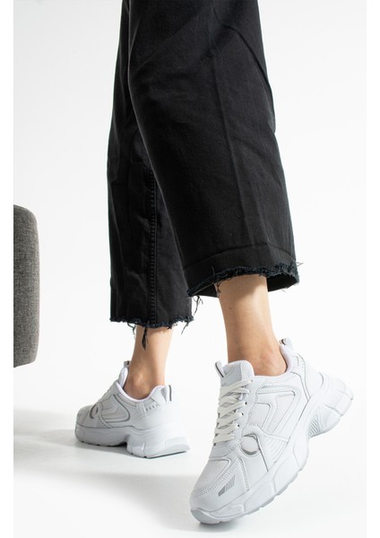 Hagrid Kadın Beyaz Fileli Spor Ayakkabı fiyatları