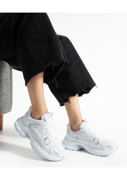 Hagrid Kadın Beyaz Fileli Spor Ayakkabı modelleri