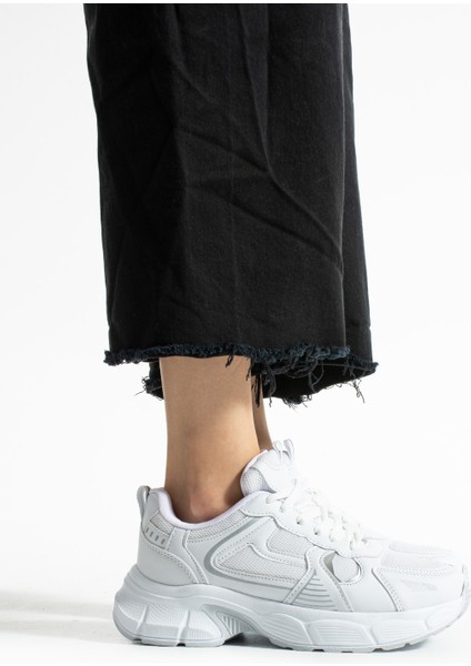 Hagrid Kadın Beyaz Fileli Spor Ayakkabı fırsatları