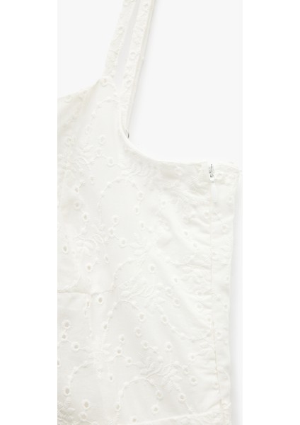 Pamuklu Askılı Fırfırlı Volanlı Gipeli Mini Fisto Elbise modelleri