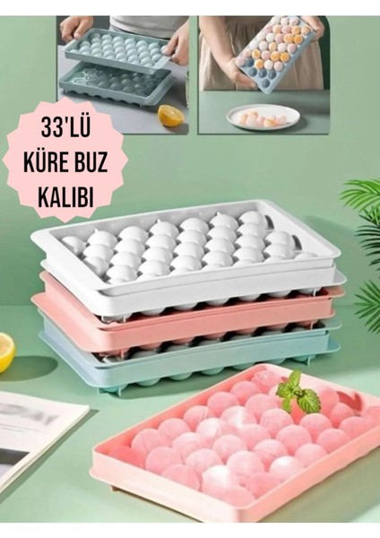 Elite 33'lü Buz Kalıbı | Kokteyl Küre Buz Kalıbı 1 Adet