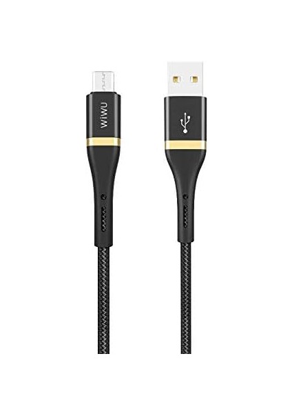 Micro USB Kablo, 1.2m Siyah