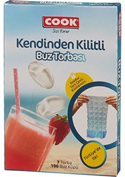 Elite Buz Torbası Kendinden Kilitli 7 Adet 1 Adet