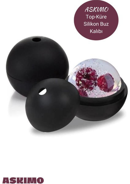 Elite Tekli Büyük Top Buz Kalıbı Büyük Buz Kalıbı | Sihirli Küre Buz Kalıbı 1 Adet