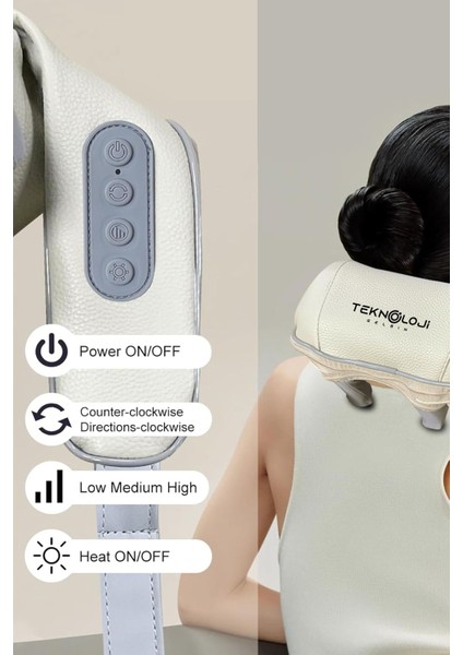 Masaj Aleti Şarjlı Ovmalı Isıtmalı Yeni Nesil Insan Eli Yoğurmahisli Boyun Sırt Tasnablir Masj Cihaz modelleri