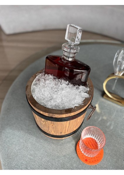 Elite Buz Kovası Ceviz Ağaç 5 kg Çerçeveli 1 Adet