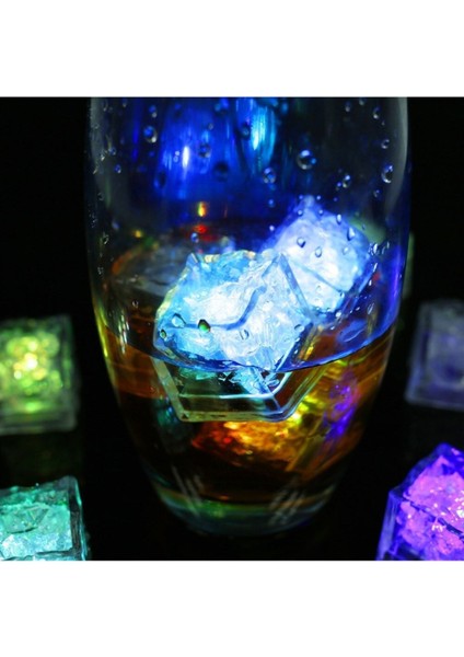 Elite Parti Kokteyl Eğlence Gece Işıklı Buz Küpleri Renkli Içecek Işıkları 12 Adet 1 Adet