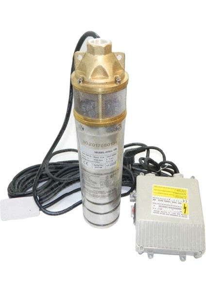 Skm100 1 Hp - 220v - 4" Panolu Paket Dalgıç Motor Ve Pompa (10 MT. KABLOLU)