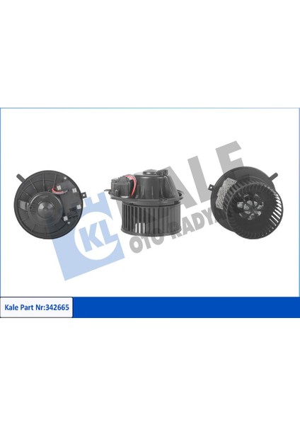 Kalorifer Motoru 12V Golf V 03-08 -Jetta Iıı 05-10 -Touran 03-10 A3-Leon-Toledo-Altea Otom.-Klim 1K1820015-1K1820015A-1K1820015C