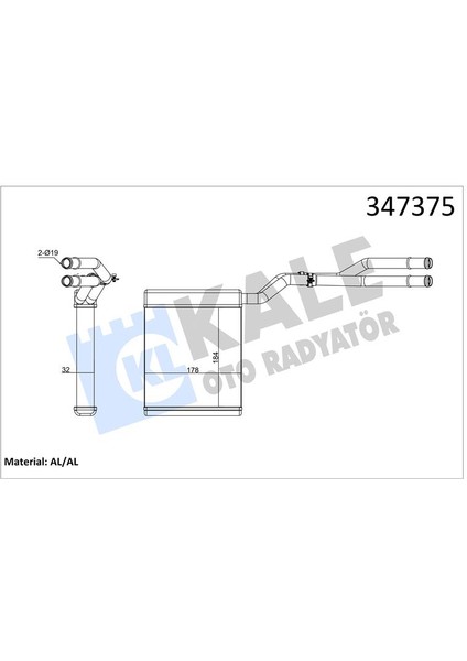 Kalorıfer Radyatoru Mondeo Iv 07 14 S Max Galaxy 06 15 6G9118B539CC-1376873-1453312