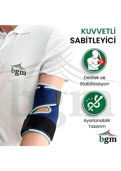 Uzun Ortopedik Dirsek Bandajı, Tenisçiye Uygun, Standart Yön fırsatları