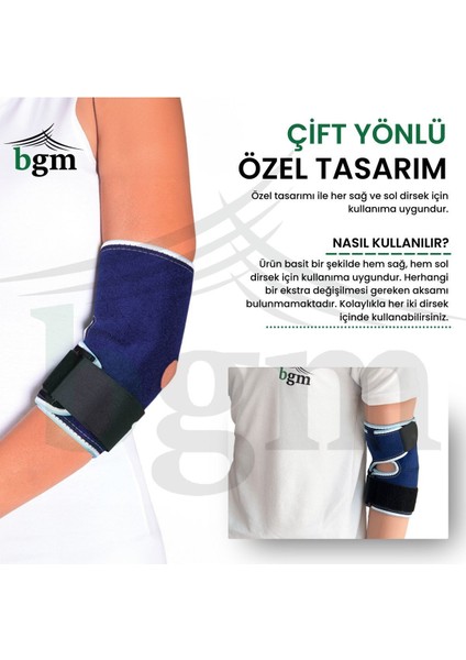 Uzun Ortopedik Dirsek Bandajı, Tenisçiye Uygun, Standart Yön indirimleri