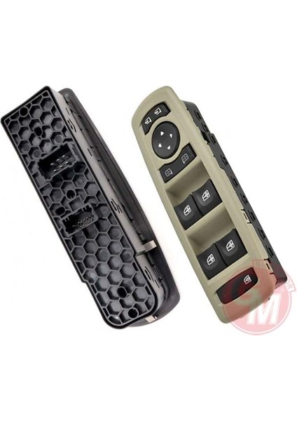 Cam Açma Anahtarı Kumanda Grubu Bej Renault Fluence Dörtlü Merkezi Kilit Düğmeli Ayna Ayarlı C Ift Soket 254000015R-809610006R-809610007R
