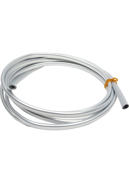 U Tip Geçmeli Krom Nikelaj Şerit Mat Silver 3 Metre