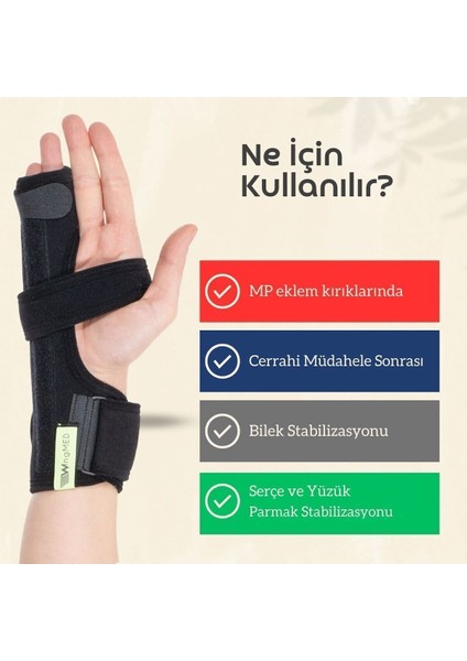 Yüksek Kaliteli Sağ El Boksör Parmak ve Yüzük Ateli, Standart Beden fiyatları