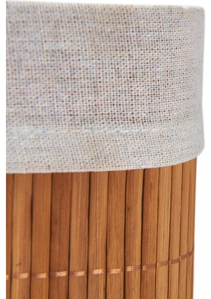 Deco Style Bambu 3'lü Sepet - Bej