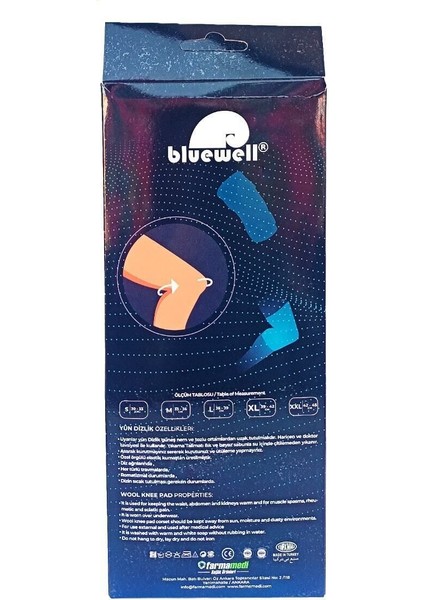 Yün Dizlik 2XL Standart Beden, Türkiye Üretimi, Rahat ve Dayanıklı