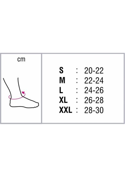 Malleol Destekli Ayak Bilekliği 7630 Medium Yön: Standart, Konfor ve Güç Sağlar fırsatları