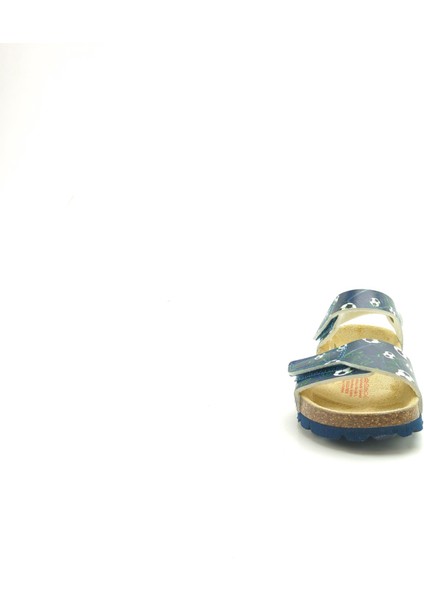 Ortopedik Çocuk Sandalet P 000122-8010 - Lacivert Futbol modelleri