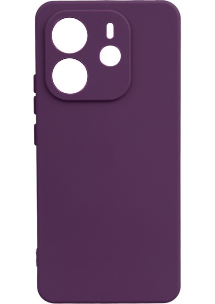 Redmi Note 14 4g Kılıf Crcr Biye Silikon - Mor