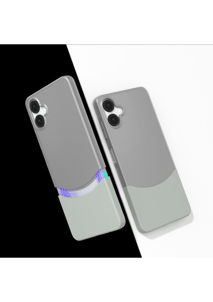 Galaxy A06 Kılıf Mıknatıslı Crcr Duble Kapak - Gri