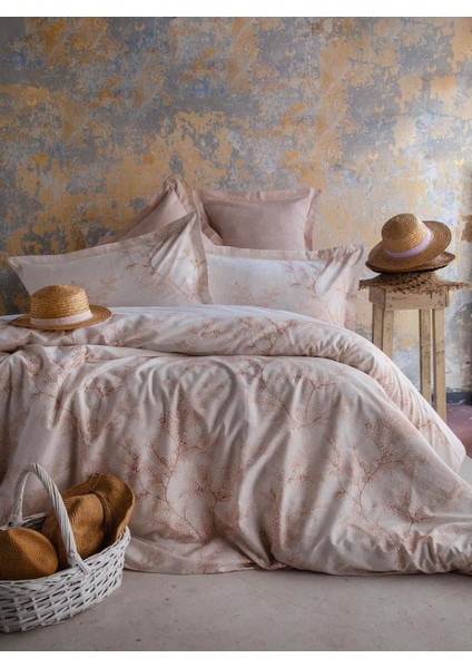 Mila Terracota Çift Kişilik Nevresim Takımı