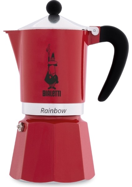 Rainbow Kırmızı Mokapot (3 Cup)