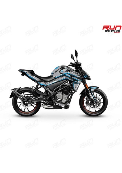 Cf Moto Nk 250 Cartoon Graphic Kit Sticker Set