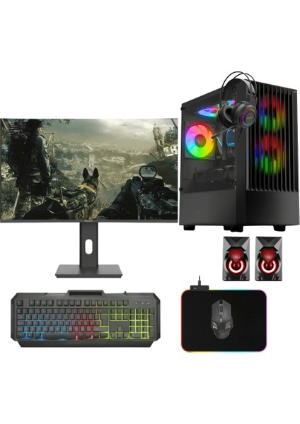 Gmx5893 İ5 13.NESİL 13500 8Gb Ddr4 256Gb M2 Nvme 6Gb Gtx660S 27" 165Hz Oyun Bilgisayarı