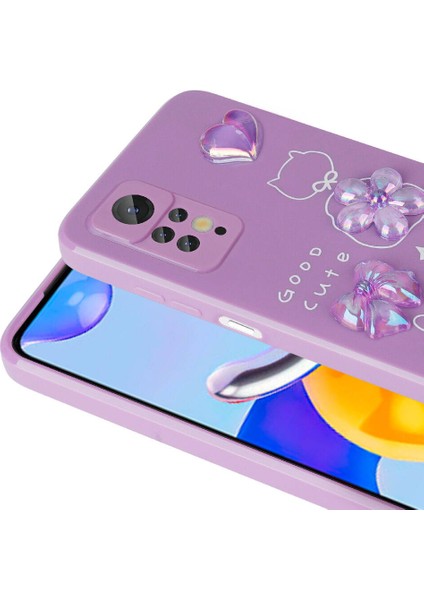 Xiaomi Redmi Note 12 Pro 4g Kılıf Kabartma Figürlü Parlak Crcr Toys Silikon Kapak-Beyaz fırsatları
