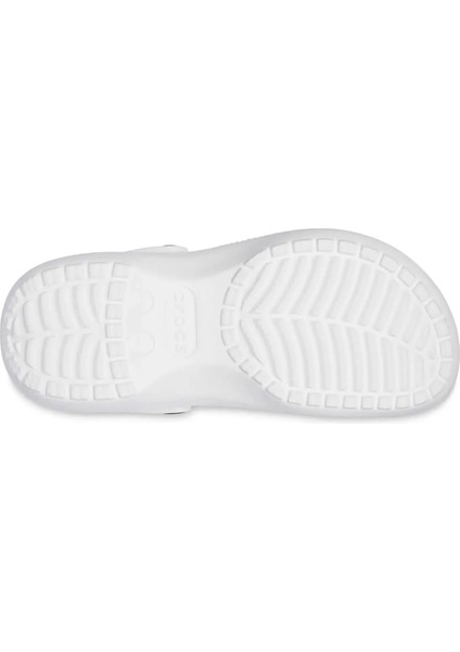 Classic Platform Clog Kadın Beyaz Günlük Stil Terlik 206750_100 fırsatları