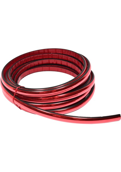 Parlak Kırmızı 9 mm Nikelaj Şerit 5 m