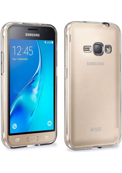 Galaxy J2 Prime Kılıf Crcr Süper Silikon Kapak-Renksiz