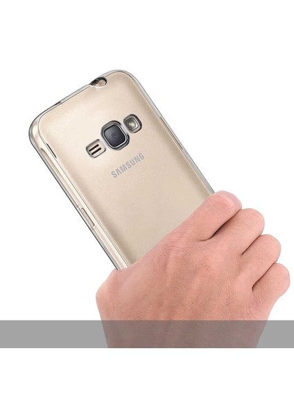 Galaxy J2 Prime Kılıf Crcr Süper Silikon Kapak-Renksiz